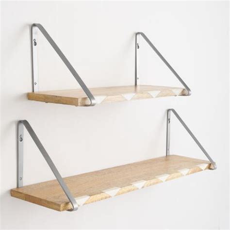 mix and match live edge shelves antique zink metal brackets|Antique Metal Shelf Brackets .